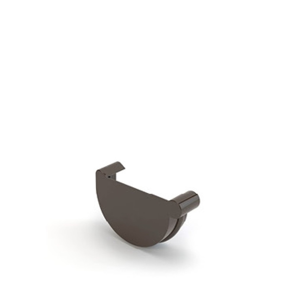 Denko rynnowe lewe PVC 75/63